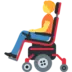Person In Motorized Wheelchair