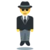 Person In Suit Levitating