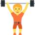 Person Lifting Weights