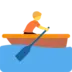 Person Rowing Boat