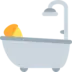 Person Taking Bath