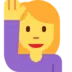 Woman Raising Hand