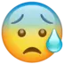 Anxious Face With Sweat