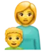 Family: Woman, Boy