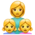 Family: Woman, Girl, Girl