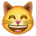 Grinning Cat With Smiling Eyes