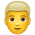 Man: Blond Hair