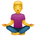 Man In Lotus Position