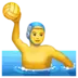 Man Playing Water Polo