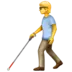 Person With White Cane
