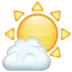 Sun Behind Small Cloud