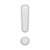 White Exclamation Mark