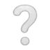 White Question Mark
