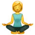Woman In Lotus Position