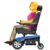 Woman In Motorized Wheelchair