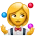 Woman Juggling