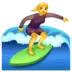 Woman Surfing