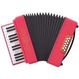 accordion Emoji apple