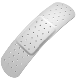 adhesive-bandage Emoji apple