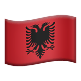 albania Emoji apple