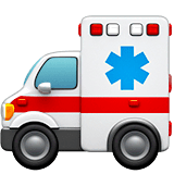 🚑 Ambulancia Emoji en Apple macOS y iOS iPhones