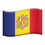 Флаг Андорры on Apple