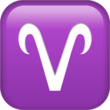 aries Emoji apple