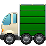 articulated-lorry Emoji apple