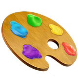 artist-palette Emoji apple