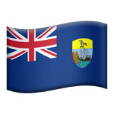 🇦🇨 Bandera de la Isla Ascensión Emoji en Apple macOS y iOS iPhones