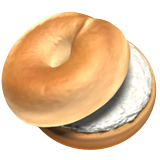 bagel Emoji apple