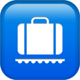 🛄 Baggage Claim Emoji on Apple macOS and iOS iPhones