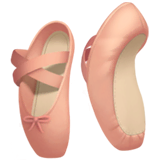 ballet-shoes Emoji apple