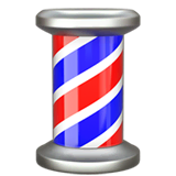 barber-pole Emoji apple