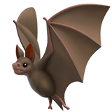 bat Emoji apple