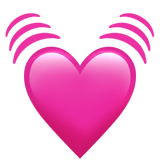 beating-heart Emoji apple