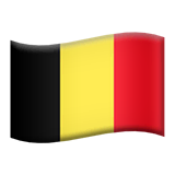 belgium Emoji apple
