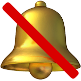 Bell With Slash Emoji on Apple macOS and iOS iPhones