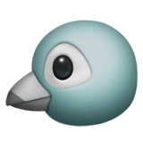 bird Emoji apple