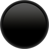 black-circle Emoji apple