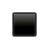 black-small-square Emoji apple