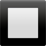 black-square-button Emoji apple