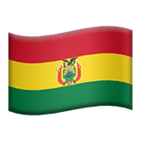 🇧🇴 Флаг Боливии Эмодзи на Apple macOS и iOS iPhone
