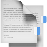 bookmark-tabs Emoji apple