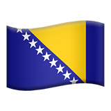 bosnia-herzegovina Emoji apple