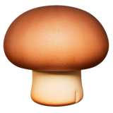 brown-mushroom Emoji apple