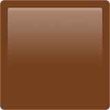 brown-square Emoji apple