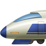 bullet-train Emoji apple