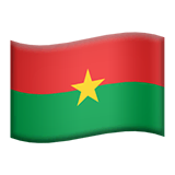 burkina-faso Emoji apple