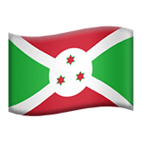 🇧🇮 Flag: Burundi Emoji on Apple macOS and iOS iPhones